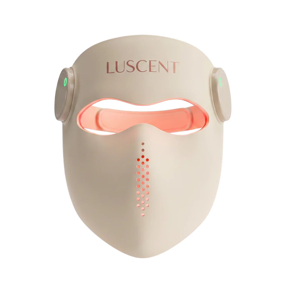 Front view of the Luscent DualLight Laser and LED Face Mask
