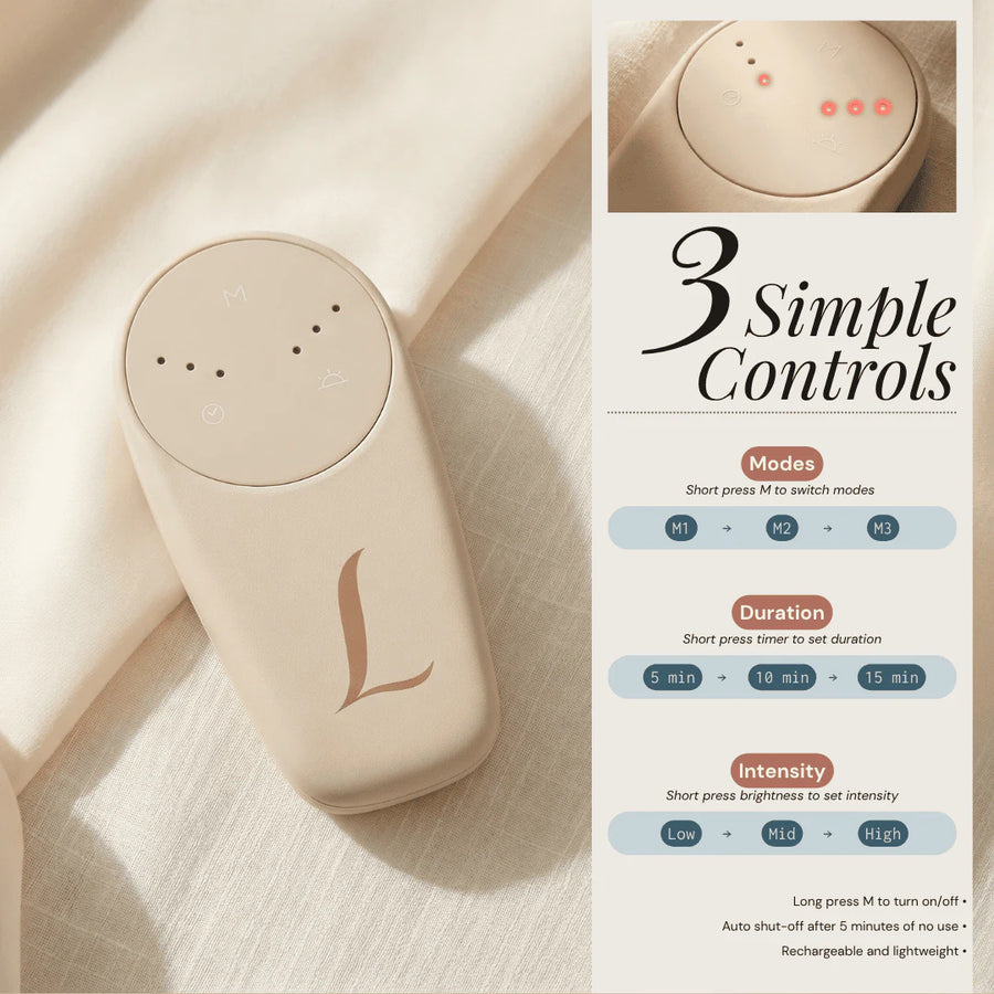 DualLight face mask controller and accessories