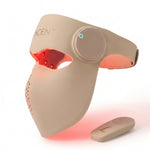 Beige Red Light Therapy LUSCENT RED Face Mask  on a white background