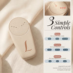 DualLight face mask controller guide showing light modes, session duration and intensity settings