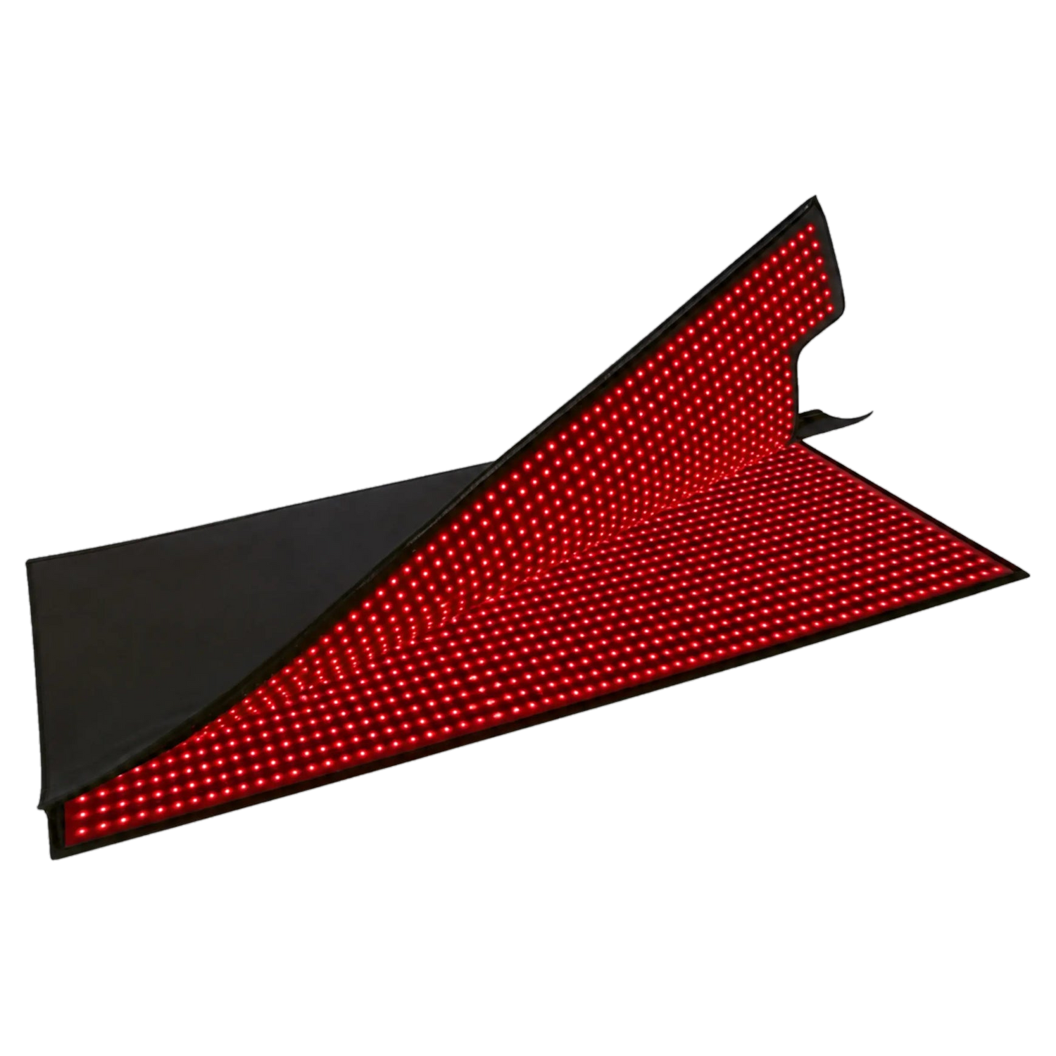 Luscent Red and Infrared Light Therapy Blanket, 2,820 LEDs illuminated, unfolded