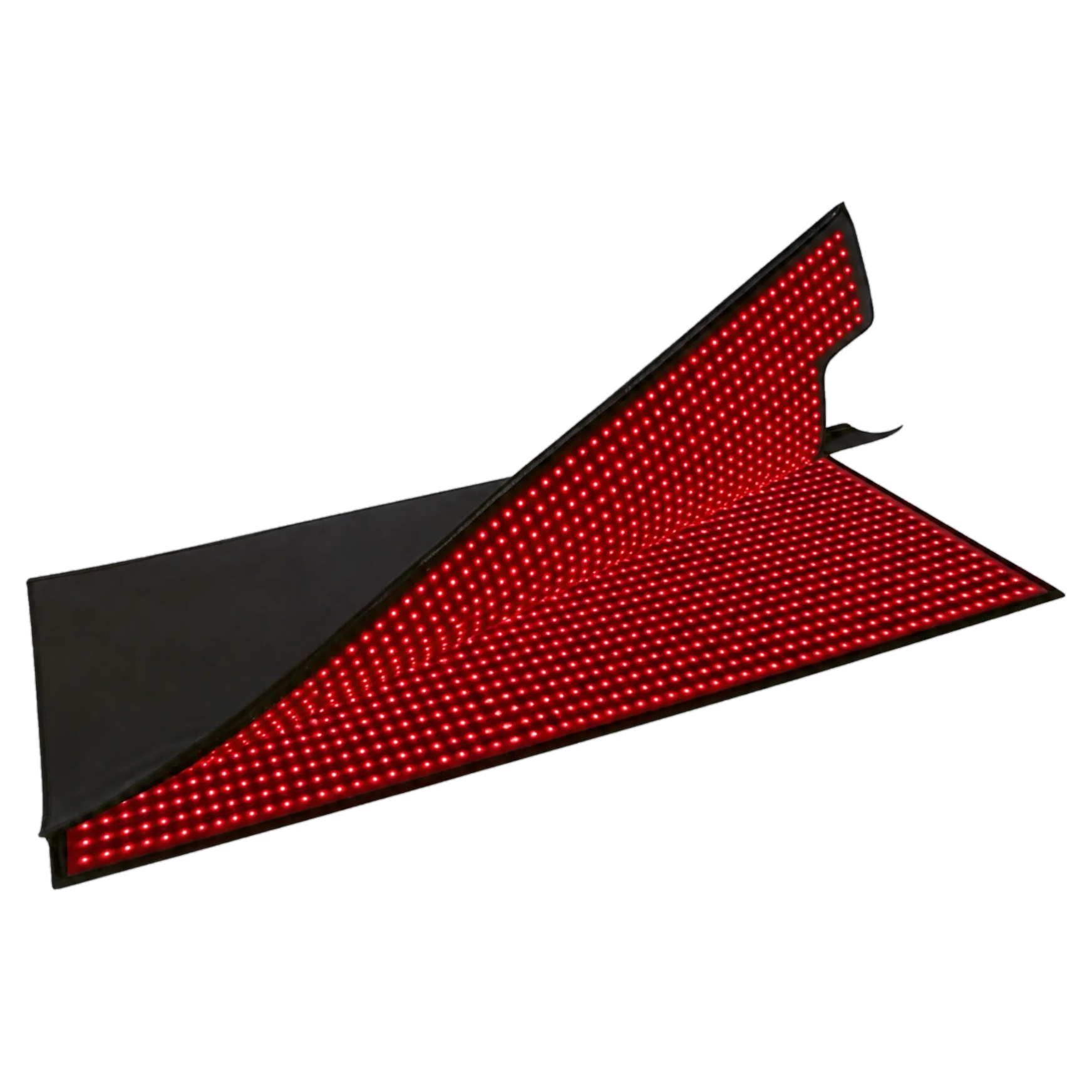 Luscent Red and Infrared Light Therapy Blanket, 2,820 LEDs illuminated, unfolded