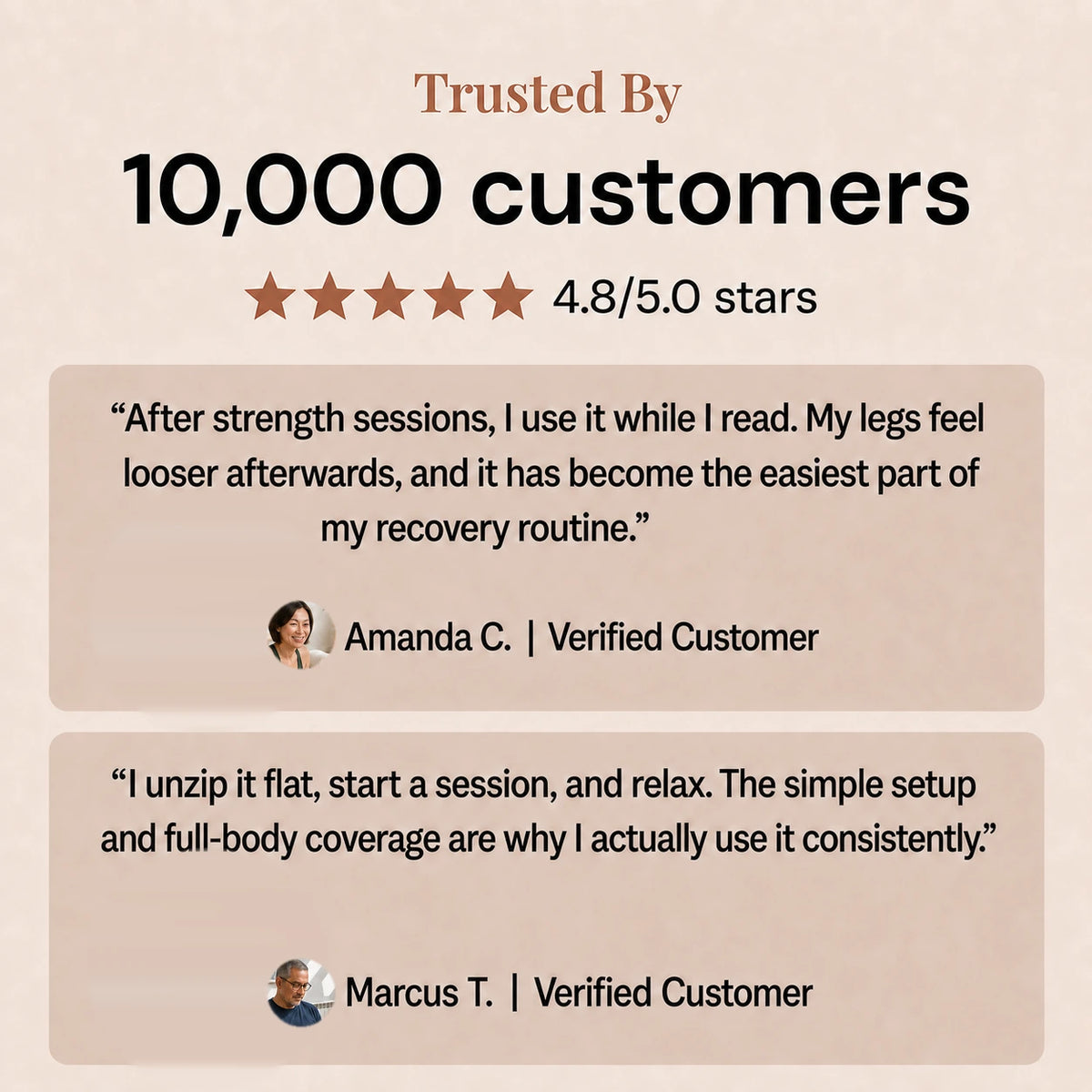 Customer review quotes for the Luscent red and infrared light therapy blanket