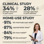 Luscent red and infrared light therapy blanket clinical study results summary
