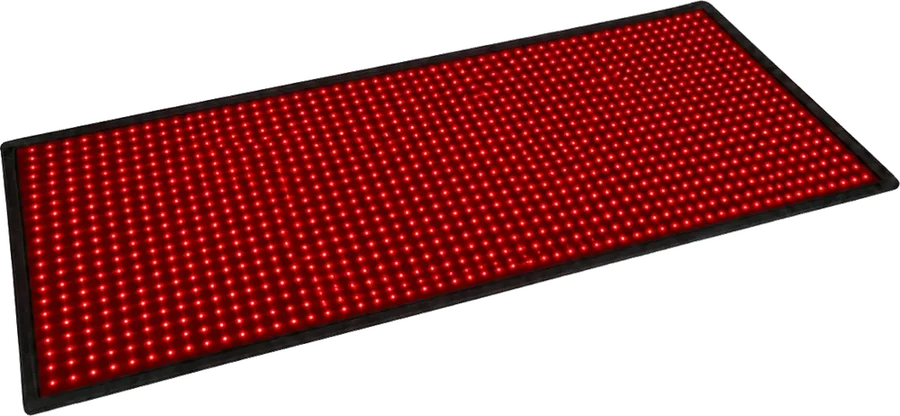 Red & Infrared Light Therapy Mat, 1,410 LEDs illuminated
